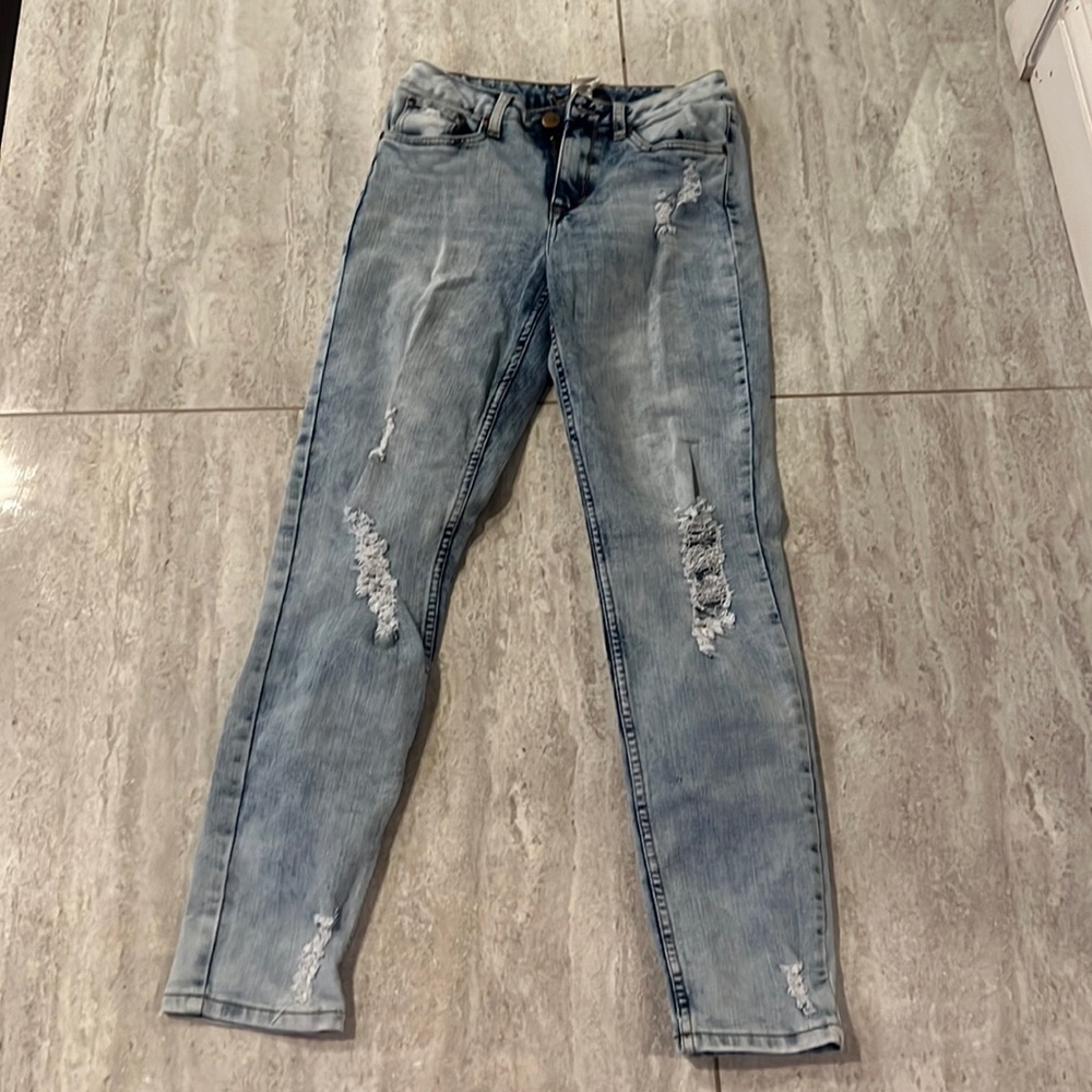 INK jeans distressed blue